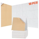 Vevor 18 Pack Acoustic Wall Panels 11.8 X 0.4 Inch Self-adhesive White. Fixed Price $32.99.