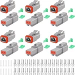Gkg Dtk2-1 2 Pin Deutsch Connector Kit,6 Sets Dt Pin,gray Wa. Fixed Price $22.48.