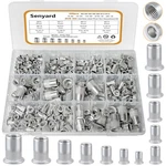 Metric & Sae Rivet Nuts Assortment Kit, 300 Pcs Stainless Steel Ki.... Fixed Price $41.91.