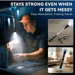 Extendable Magnetic Flashlight With Telescoping Magnet Pickup Tool- Coo. Fixed Price $15.87.