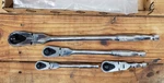 Gearwrench 4 Pc. 1/4, 3/8" & 1/2" Drive 84 Tooth Flex Head Teardrop Ratchet Set. Fixed Price $155.52.