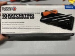 Nice! Matco Tools Sealed 10 Piece Orange Ratcheting Screwdriver Kit In Case. Fixed Price $79.00.