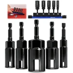 Sedy 5pc Wing Nut Driver Set 10-18mm Cr-v Hex Shank W Magnetic Storage Rail. Fixed Price $38.99.