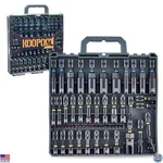 55pcs Impact Magnetic Nut Driver Set With Deep Drivers, Socket Adapters & Box. Fixed Price $82.23.