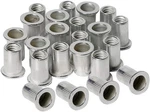 120pcs 1/4-20 Aluminum Rivet Nuts Threaded Inserts Rivnuts Nutsert 1/4-20unc. Fixed Price $17.09.