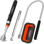 4 - Piece Magnetic Pickup Tools Kit Extendable Telescoping Magnet Pick Up Tool. Fixed Price $13.21.