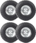Ar-pro (4-pack) 10-inch Solid Rubber 4.10/3.50-4 Flat Free (4-pack), Silver. Fixed Price $82.52.