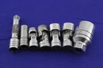 7 Pcs Vintage S-k Tools 3/8 Drive Universal Sockets , Eextension,deep Socket++.. Fixed Price $42.32.