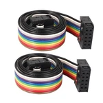 Uxcell Connector Idc Flat Rainbow Color Ribbon Cable, F/f, 50 Cm, 10 Pin, .... Fixed Price $15.64.