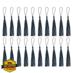 Harfington Bookmark Tassels, 30 Pcs, 13cm, Navy Blue, Keychain Diy. Fixed Price $20.00.