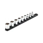 Tekton 3/8 Inch Drive 12-point Socket Set With Rail, 9-piece (5/16-3/4 In.). Fixed Price $46.76.