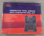 Atg American Tool Group 300 Pc Combination Drill Set With Carrying Case. Fixed Price $7.99.