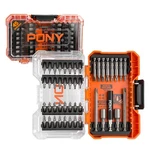 Pony 45pc Screwdriver Bit Set 1/4" Hex 1" 2" & 3-1/2" Bits W/magnetic Nut Driver. Fixed Price $18.99.
