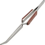 Cross Lock Tweezers Jewelers Soldering Tool With Fiber Grip (curved Tip). Fixed Price $7.88.