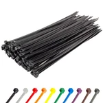 100 Pcs 15inch Black Heavy Duty Uv Resistant Nylon Cable Zip Ties 250lbs. Fixed Price $44.85.