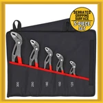Knipex 001955s5 Water Pump Cobra Pliers Set In Tool Roll (5 Pieces Set). Fixed Price $181.99.