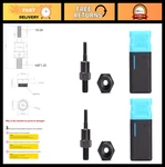 Rivet Nut Gun Mandrel & Nose Pieces Set - Sae 10-24, 2 Pack, Fastening Tools. Fixed Price $25.99.