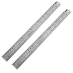 Yyj Home Metal Ruler, 12 Inch Ruler And Rule 30 Clear,silver. Fixed Price $14.76.