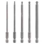 Unlorspy 5pcs Ball End Metric Hex Bit Set 100 Mm/4 Inch Length S2 Steel Magne.... Fixed Price $9.31.