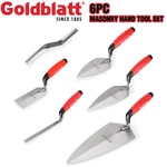Goldblatt 6pcs Masonry Hand Tool Set Brick Trowel Pointing Margin. Fixed Price $53.99.