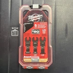 Milwaukee Open-lok Oscillating Multi-tool Blade Kit - 5 Pieces. Fixed Price $24.99.