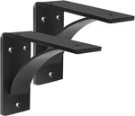 2 Pack 8" X 9" Heavy Duty Steel Mantel Brackets, Wall 8 9", Black. Fixed Price $74.45.
