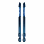 Ph2 Mach-blue Phillips Impact Driver Bits, 3-1/2 In., 2-pk. -. Fixed Price $15.49.