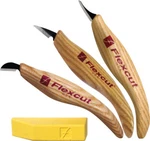 Flexcut Slim-handle Detail Knife Set Kn400 Same High Quality As Other Kn. Fixed Price $74.01.