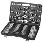 Tap And Die Set 110pcs Metric Size M2 To M18 Bearing Steel Threading Tool. Fixed Price $62.97.