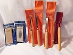 Solingen Germany Wood Chisels & Swiss Made Carving Knife With Sharpening Stones. Fixed Price $113.35.