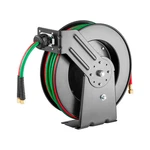 Retractable Welding Hose Reel, 1/4-inch X 50ft Twin Oxygen Acetylene Rubber. Fixed Price $214.99.