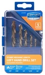 Century Drill & Tool 74105 Cobalt Left Hand Bit, 5 Piece Set. Fixed Price $54.03.