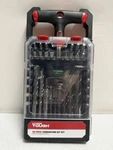 Hyper Tough 50-piece Combination Drill And Screwdriver Bit With Carry Case New. Fixed Price $21.95.