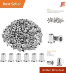 150 Pieces Stainless Steel Rivet Nuts 1/4-20 Coarse Thread For Heavy Duty Uses. Fixed Price $30.97.