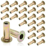 25pcs Steel Multi Grip Rivet Nuts Pre Bulbed Shank Zinc-plated Flat Head Threade. Fixed Price $19.92.