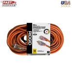 Ridgid 50 Ft. 12/3 Heavy Duty Indoor/outdoor Extension Cord With Lighted End. Fixed Price $74.97.