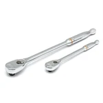 Gearwrench 2 Piece 1/4 Inch & 3/8 Drive 90-tooth Long Handle Teardrop Ratch. Fixed Price $113.64.