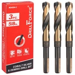 Valyriantool 3pcs 5/8 Inch Cobalt Drill Bits Hssco 5/8"(3pcs), Black And Gold. Fixed Price $45.11.