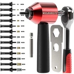 Welderelite Rivet Nut Drill Adaptor Tool Kit Contains 290 Nuts And 13 M.... Fixed Price $83.94.