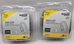 Lot Of 2 6 Pack National Hardware Quick Link Steel Zinc Plated 5/16" N889-012. Fixed Price $19.99.