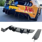 Rear Bumper Diffuser For Ford Mustang 2015-2023 V2 Style Spoiler Lip Onl.... Fixed Price $147.99.