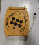 Swain Sp-250 Portable Power Cord Winder With 6 Built In Outlet Plugs 18ft Tested. Fixed Price $8.80.