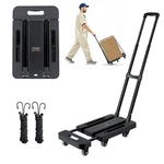 Vevor Folding Hand Truck 500 Lbs Platform Cart Dolly Trolley For Moving. Fixed Price $36.99.