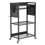 4-tier Tool Organizer Cart, 150 Lbs Load Capacity, Floor Stand Rolling Drill Hol. Fixed Price $92.48.