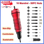 Cordless Drill Electric Rivet Nut Adapter Kit, Tool Kit. Fixed Price $65.10.
