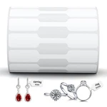 Jewelry Tags Price Stickers, Rings Glossy Self Adhesive White Blank.... Fixed Price $11.91.