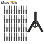 41 Pcs Poly Rivet Gun Quick Set Riveter Riveting Hand Tool Asorted Kit. Fixed Price $19.27.
