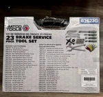 Matco Tools 23pc Full Service Brake Tool Set With Storage Case Bts23g. Fixed Price $150.00.