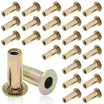 Moicstiy 25pcs Steel Multi Grip Rivet Nuts Pre Bulbed Shank Zincplated Flat H.... Fixed Price $17.24.