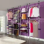 Vidaxl Telescopic Shoe Rack With Rods Aluminum. Fixed Price $170.49.